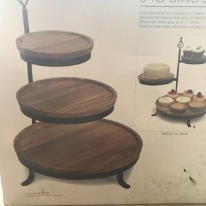 3 tier serving tray.